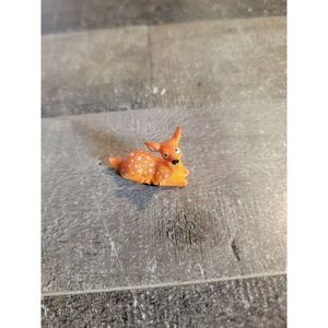 Mini Sitting baby deer animal toy figure